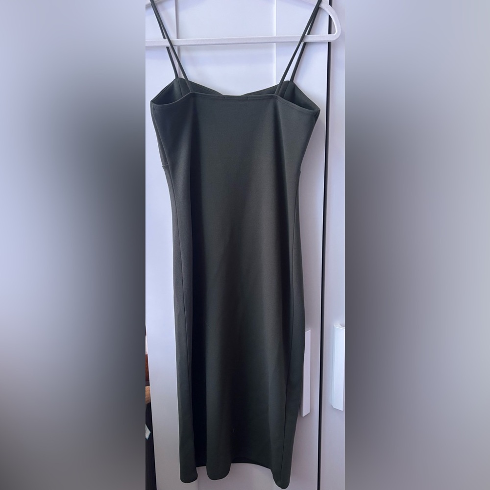 Forever 21 Olive Green Midi Dress